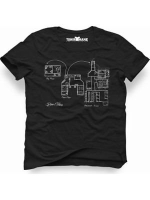 Tshirthane Prison Break - A Plan black Erkek T-Shirt