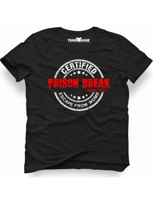 Tshirthane Prison Break  cerfified Erkek T-Shirt