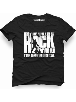 Tshirthane QUEEN we will rock you Erkek T-Shirt