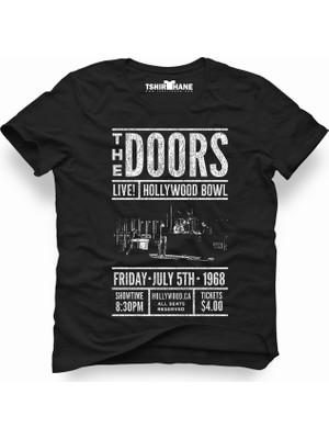 Tshirthane The doors friday july 1968 Erkek T-Shirt