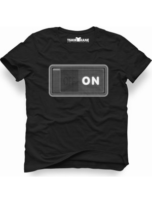 Tshirthane turn off classic Erkek T-Shirt