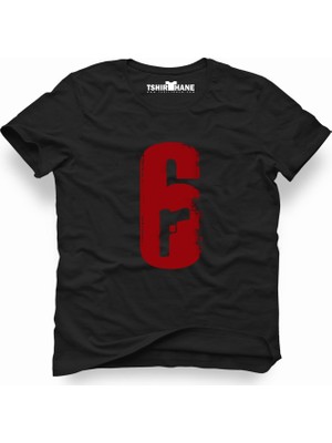 Tshirthane Rainbow six 6 Erkek T-Shirt