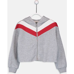 LC Waikiki Kız Çocuk Fermuarlı Sweatshirt