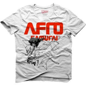 Afro Samurai Beyaz Erkek T-Shirt