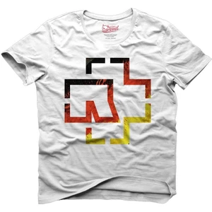 Rammstein Logo Beyaz Erkek T-Shirt