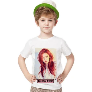 Black pink rose Erkek Çocuk T-Shirt