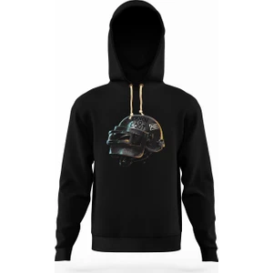 Pubg 3 level Kask Erkek Sweatshirt