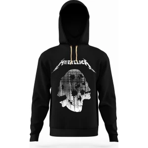 metallica skull Erkek Sweatshirt