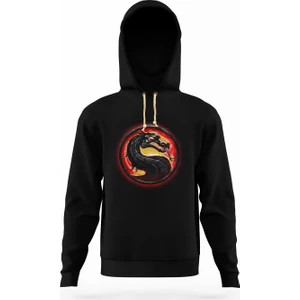 Mortal kombat logo Erkek Sweatshirt