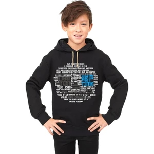 Undertale Tipografi Çocuk Sweatshirt