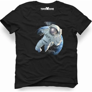 Nasa uzay Astronot  Dünya Ay Erkek T-Shirt