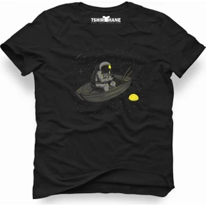 Nasa uzay Astronot  Dünya Ay Erkek T-Shirt