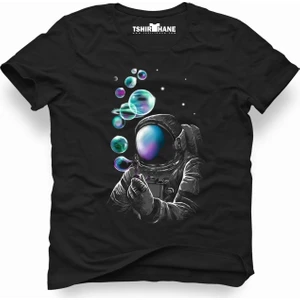 Nasa uzay Astronot  Dünya Ay Erkek T-Shirt