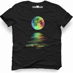 Nasa uzay Astronot  Dünya Ay Erkek T-Shirt
