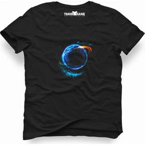 Nasa uzay Astronot  Dünya Ay Erkek T-Shirt
