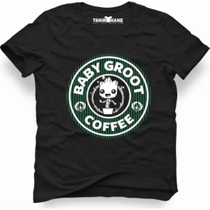 Baby groot coffee Erkek T-Shirt