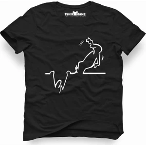 La linea trt cizgi adam accident Erkek T-Shirt