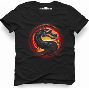 Mortal kombat logo Erkek T-Shirt