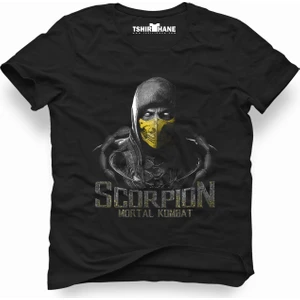 mortal kombat scorpion fatality 2 Erkek T-Shirt