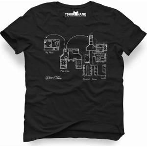 Prison Break - A Plan black Erkek T-Shirt