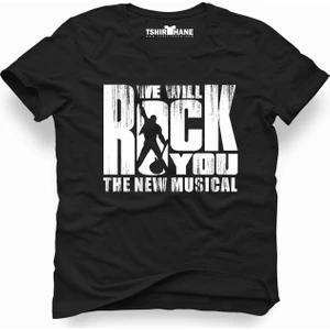 QUEEN we will rock you Erkek T-Shirt