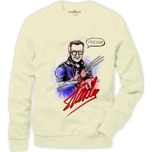 Stan Lee Marvel rip Erkek Sweatshirt