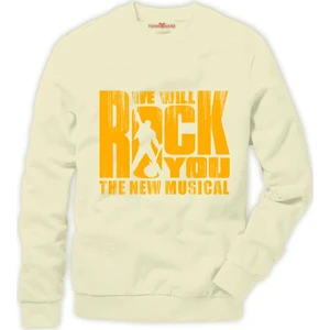 QUEEN we will rock you Erkek Sweatshirt