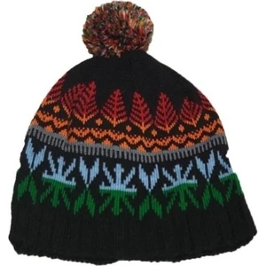 AJS-014 Siyah Desenli Çocuk Kışlık Bere