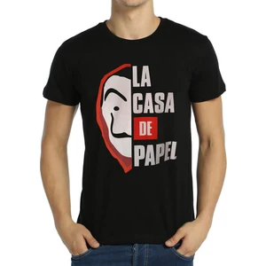 Bant Giyim - La Casa De Papel Siyah Erkek T-Shirt