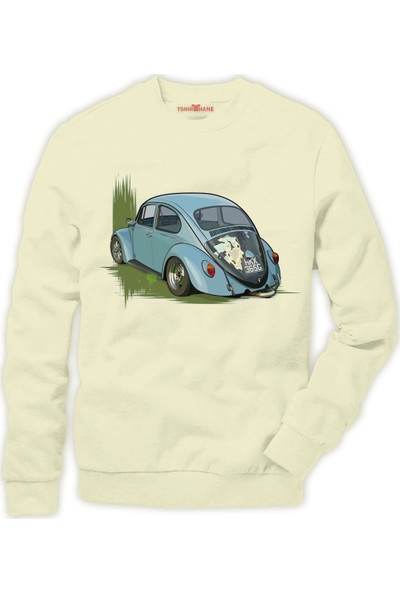 Tshirthane Volkswagen beetle vw vosvos Erkek Sweatshirt