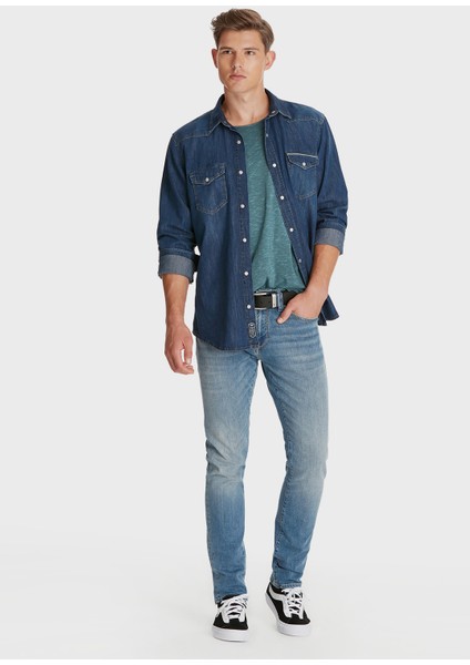Erkek Jake Mavi Premium Mavi Jean Pantolon 0042228707