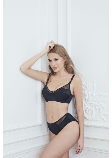 3525 Kadın Balenli Tüllü Toparlayıcı Minimizer Küçültücü Sütyen modelleri