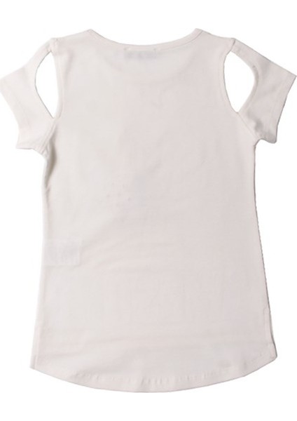 Kids Kız Çocuk Awesome Nakışlı T-Shirt Ekru fiyatları