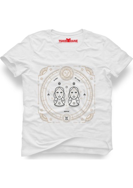 İkizler Burcu Gemini Erkek T-Shirt
