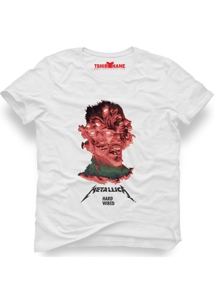 metallica album Hardwired to Self Destruct cartoon Erkek T-Shirt