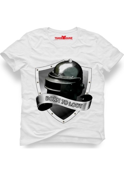 Pubg Born to loot Erkek T-Shirt