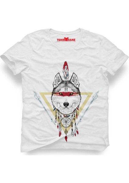 Dreamcatcher wolf Erkek T-Shirt