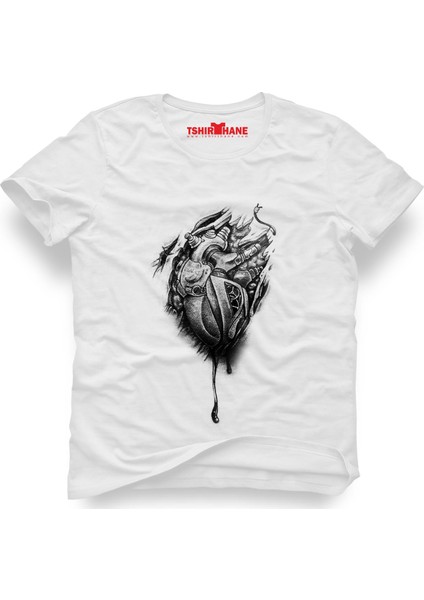 Kalbim motorla carpiyor Erkek T-Shirt