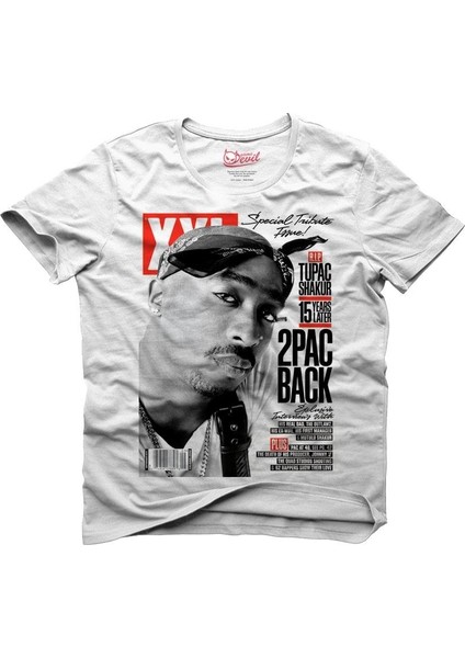 2Pac Xxl Beyaz Erkek T-Shirt