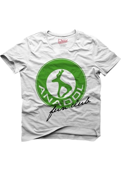 Anadol Fun Club Beyaz Erkek T-Shirt