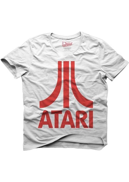 Atari Logo Beyaz Erkek T-Shirt