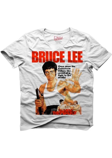 Bruce Lee The Way Of Beyaz Erkek T-Shirt