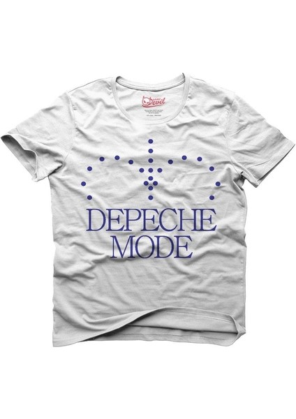 Depeche Mode Dots Beyaz Erkek T-Shirt