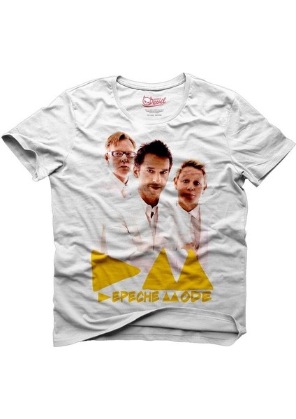 Depeche Mode Beyaz Erkek T-Shirt