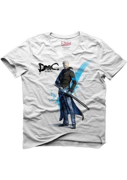 Devil May Cry - DmC Vergil Beyaz Erkek T-Shirt