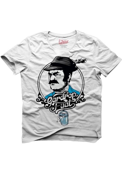 Gardrop Fuat Beyaz Erkek T-Shirt