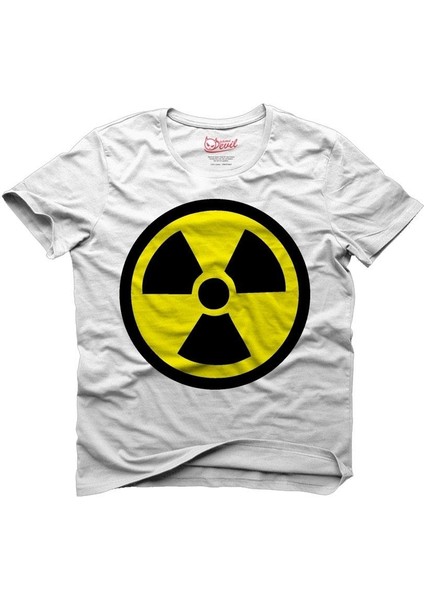 Radiation Nuclear Beyaz Erkek T-Shirt