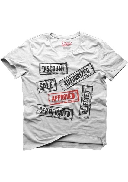 Sale Beyaz Erkek T-Shirt