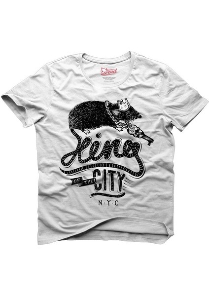 Seing Of The City Beyaz Erkek T-Shirt