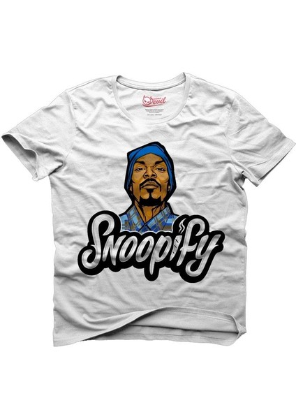 Snoopify Snoop Dogg Beyaz Erkek T-Shirt